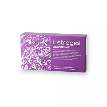 Эстрогиал Крем для интимной гигиены дозированный 1,2 г 10 шт