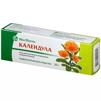 Календула мазь гомеопатическая для наружного применения 30 г