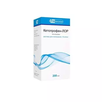 Кетопрофен-Лор 16 мг/мл раствор для полоскания 200 мл