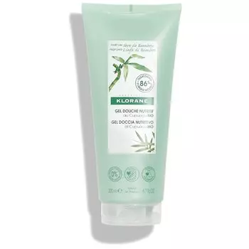 Klorane Гель для душа питательный Молочко бамбука-Органическое масло Купуасу 200 мл