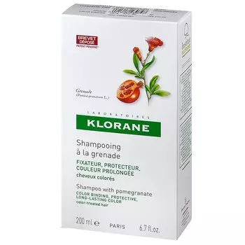 Klorane Шампунь-сублиматор с гранатом 200 мл