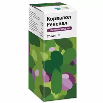 Корвалол Реневал капли для приема внутрь 25 мл