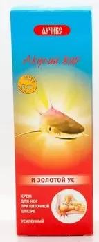 Крем для ног "Акулий жир" от пяточной шпоры Золотой Ус 75 мл