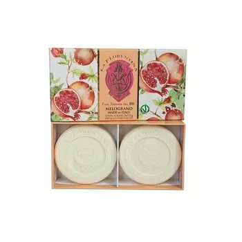 La Florentina Мыло туалетное твердое 115 г 2 шт Гранат