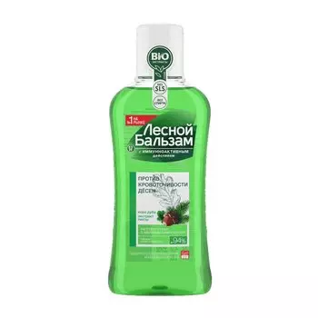 Лесной Бальзам Ополаскиватель для полости рта от кровоточивости десен Кора Дуба и Экстракт Пихты 400 мл