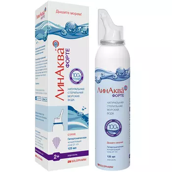 ЛинАква Беби средство для промывания и орошения полости носа Мягкий душ 125 мл