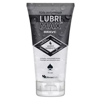lubrimax Brave Гель интимный на водно-силиконовой основе 75 мл