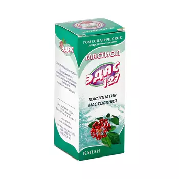 Мастиол Эдас-127 капли гомеопатические для приема внутрь 25 мл