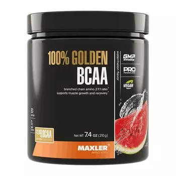 Maxler 100% Golden BCAA порошок Арбуз 210 г