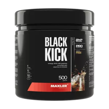 Maxler Black Kick Предтренировочный комплекс порошок Кола 500 г