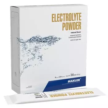 Maxler Электролиты порошок Натуральный вкус 6,8 г 15 шт