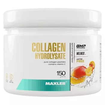 Maxler Коллаген гидролизат порошок Абрикос-Манго 150 г