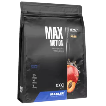 Maxler Max Motion Тренировочный комплекс порошок Абрикос-Манго 1000 г