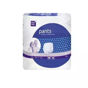 MedHelp Подгузники-трусы для взрослых размер М 10 шт