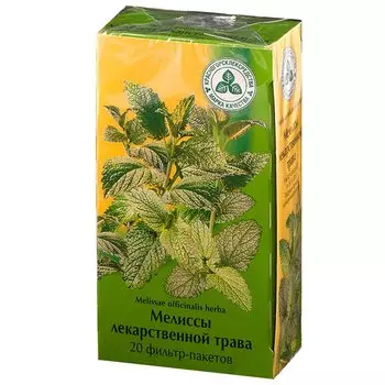 Мелисса лекарственная трава фильтр-пакеты 1,5 г 20 шт