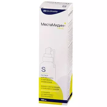 МестаМидин-сенс раствор для местного и наружного применения флакон-распылитель с канюлей 150 мл