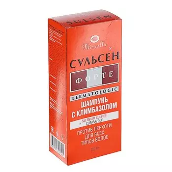 Mirrolla Сульсен Форте шампунь с климбазолом против перхоти 250 мл
