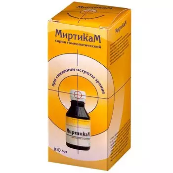 Миртикам сироп гомеопатический 100 мл