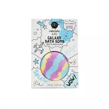 Nailmatic Бомбочка для ванны Гэлакси (голубой, желтый, розовый) 160 г