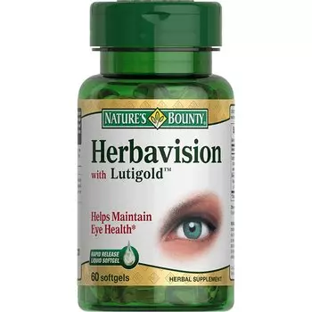 Nature's Bounty Гербавижн и Лютиголд капсулы 60 шт