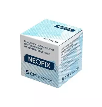 Neofix Пластырь фиксирующий на тканой основе 5 см х 500 см 1 шт
