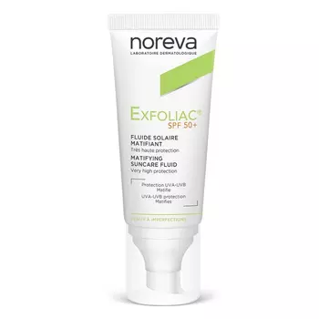 Noreva Exfoliac Эмульсия солнцезащитная матирующая SPF 50+ 40 мл