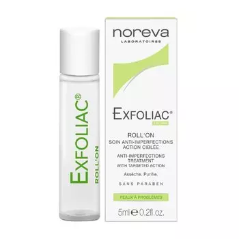 Noreva Exfoliac Карандаш роликовый для локального ухода за воспалительными элементами при акне 5 мл