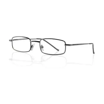Очки корригирующие Kemner Optics металлические прямоугол. для чтения +1,0 темно-серые