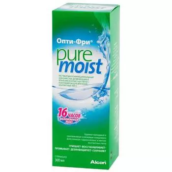 Опти-Фри Pure Moist раствор для контактных линз 300 мл