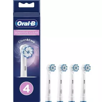 Oral-B Sensitive clean Насадка для электрической зубной щетки 4 шт