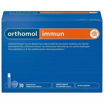 Ортомол Иммун Витаминный комплекс для иммунитета жидкость+таблетки 30 шт