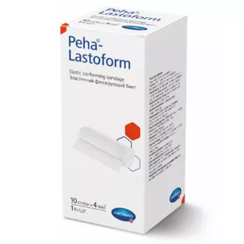 Пеха-ластоформ Бинт эластичный фиксирующий 10 см х 4 м