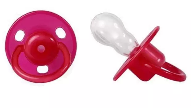 Пома пустышка силиконовая круглая с кольцом с 4 мес.