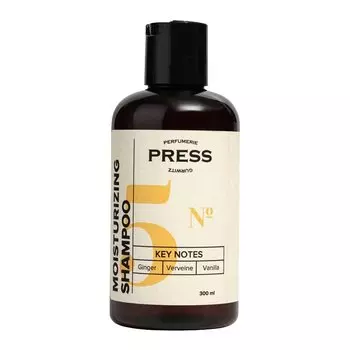 Press Gurwitz Парфюмери Шампунь увлажняющий для волос №5 Имбирь-Ваниль-Вербена 300 мл