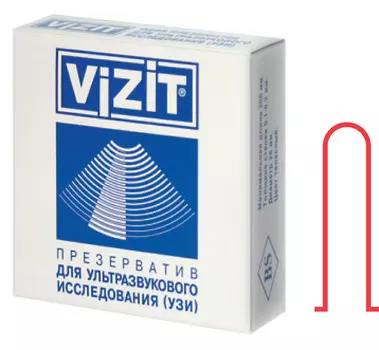 Vizit Презерватив для УЗИ 1 шт