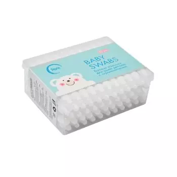 Pure Ватные палочки для ушей детские с огранич.55 шт