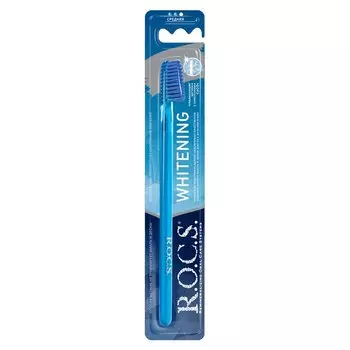 R.O.C.S. Зубная щетка отбеливающая средняя цвет в ассортименте 1 шт
