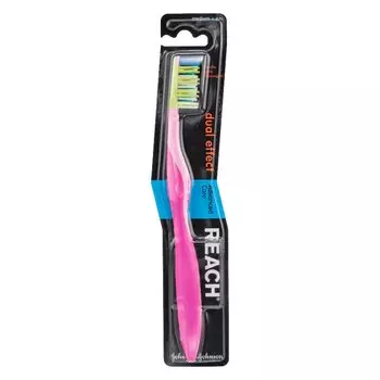 Reach Dual Effect Зубная щетка средняя 1 шт