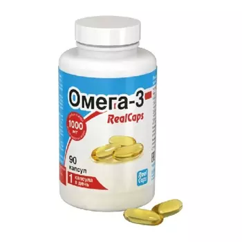 RealCaps Омега-3 1000 мг капсулы 90 шт