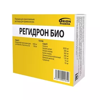 Регидрон Био порошок для приготовления раствора для приема внутрь 6,4 г 5 шт
