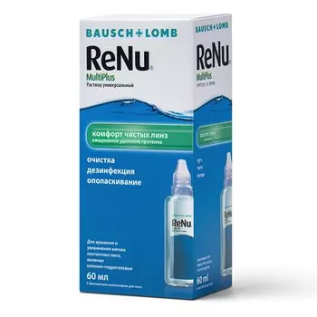 ReNu MultiPlus раствор для ухода за контактными линзами 60 мл
