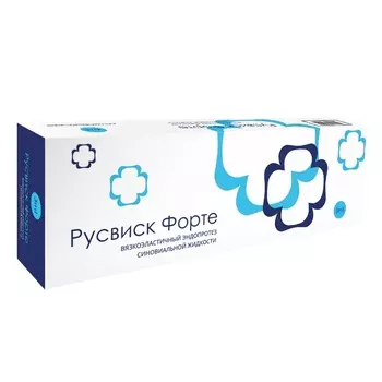 РусВиск Форте 2,2% вязкоэластичный эндопротез синовиальной жидкости шприц 3 мл