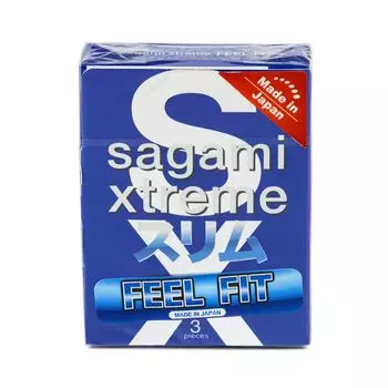 Sagami Xtreme Feel Fit Презервативы плотнооблегающие 3 шт