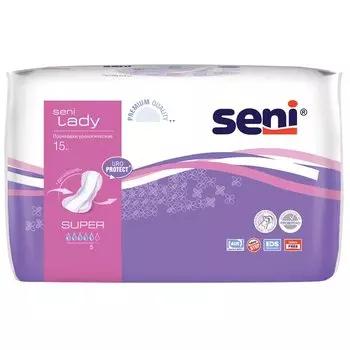 Seni Леди Супер Прокладки урологические впитывающие 15 шт