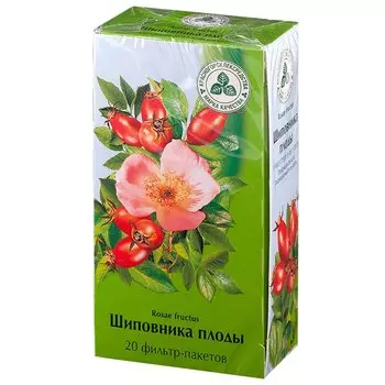 Шиповника плоды фильтр-пакеты 2 г 20 шт