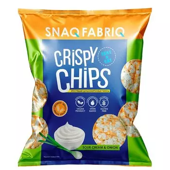 Снэк Фабрик Чипсы цельнозерновые 50 г Сметана-Зелёный лук
