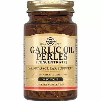 Solgar Чесночное масло Перлес капсулы 100 шт
