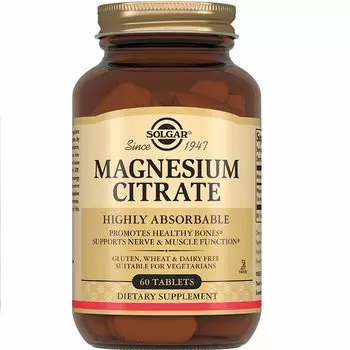 Solgar Цитрат магния таблетки 60 шт