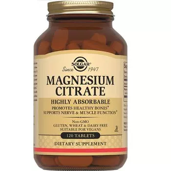 Solgar Цитрат магния таблетки 120 шт