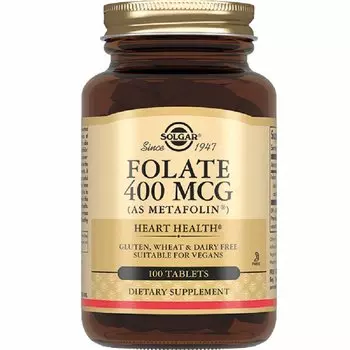 Solgar Фолат Метафолин 400 мкг таблетки 100 шт